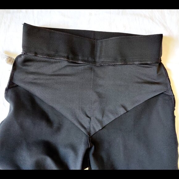 NWOT SPANX The Perfect Pant Black Ponte Back Seam Slim Ankle Trousers - Small - Picture 6 of 8